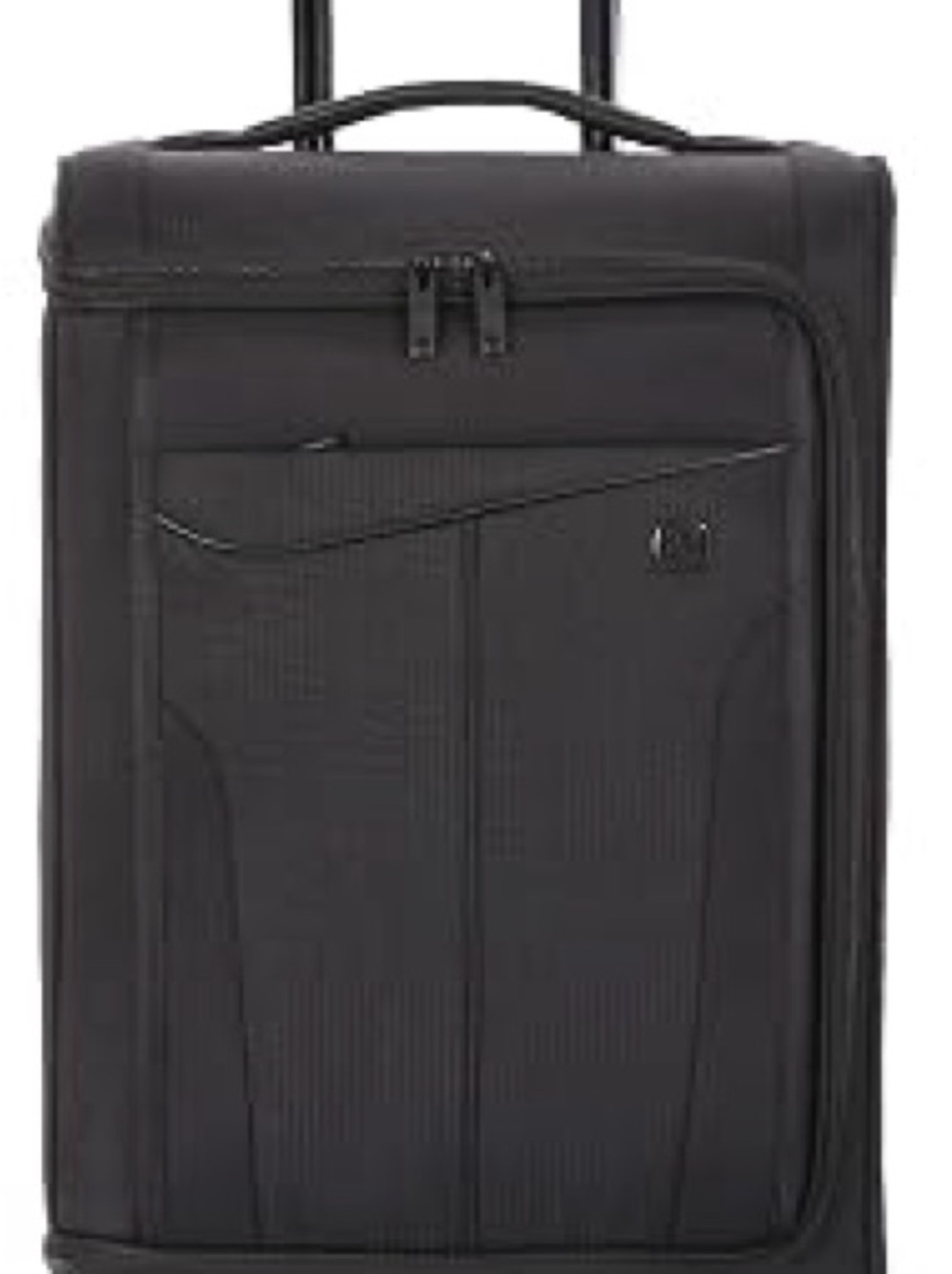 SwissGear Black Upright Carry-On Spinner with Front Pocket